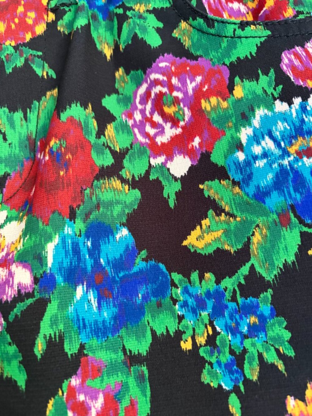 Zara Floral Paper Bag Designer High Waist Women's Shorts Pockets Size XS - Picture 7 of 8